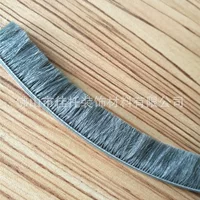 Антимоскитная сетка из силиконизированной шерсти 5*20 черная грунтовая уплотнительная лента для дверей и окон Пылезащитная ветрозащитная уплотнительная шерсть