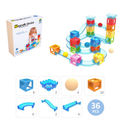 Qianman magnética a través de juguetes educativos para niños bebé educación temprana juguetes interactivos entre padres e hijos imán ensamblar bloques de construcción magnéticos image 7