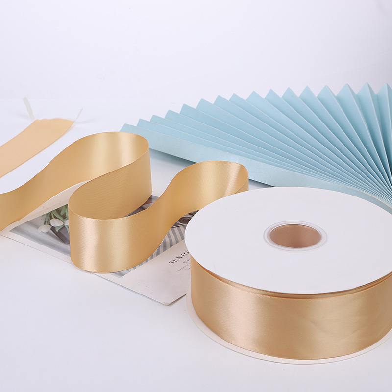 Fábrica directa de 3.8CM cinta de cifrado unilateral mano rosa cinta caja de regalo de flores envases accesorios de ropa