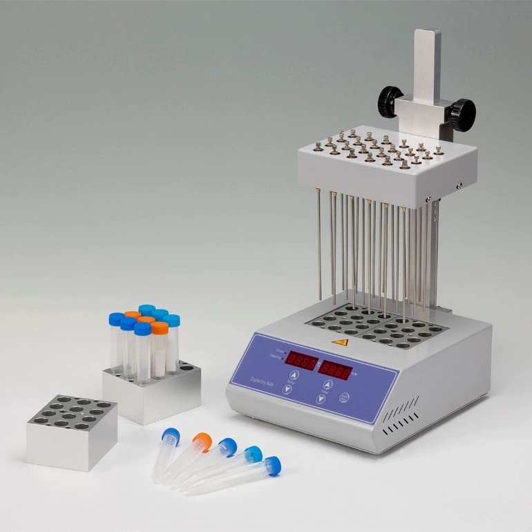 Азот продувка ND200-1 Азот Дувка Алюминиевый блок нагрева азота Дувная игла может независимо переключаться на 12 бит