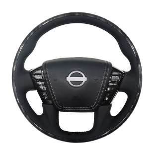 Suitable for 11-22 Nissan Toulouse old change new interior mahogany steering wheel assembly modification Patrol Y62