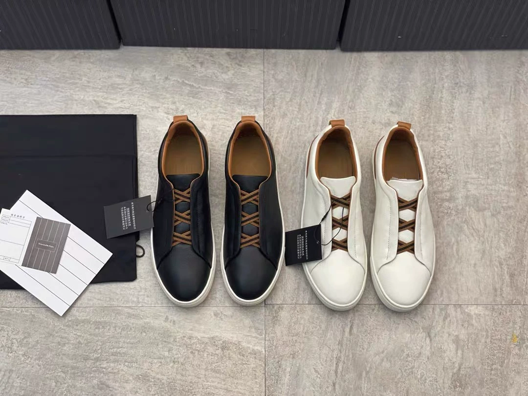 2025 новая повседневная обувь, удобные классические мужские кроссовки из натуральной кожи с низким берцем, весенне-осенняя мужская обувь, модная и универсальная.