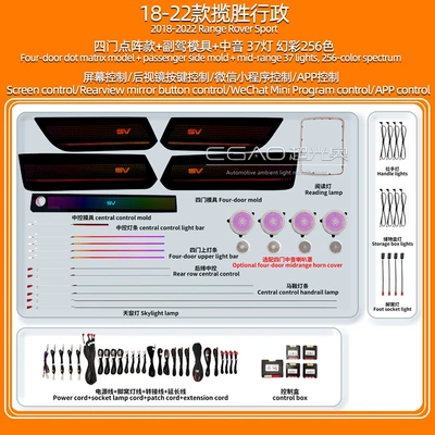 Ambient Light Interior Atmosphere Light Panel (Dashboard) işıqlandırması - 18-22-range-rover-executivefour-door-dot-matrixpassengermidrange37-light-passenger-symphony