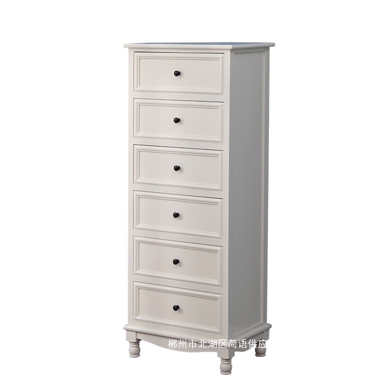 Fábrica directa armario de madera sólida estilo americano simple sala de estar dormitorio armario de almacenamiento casero pequeño armario image 5