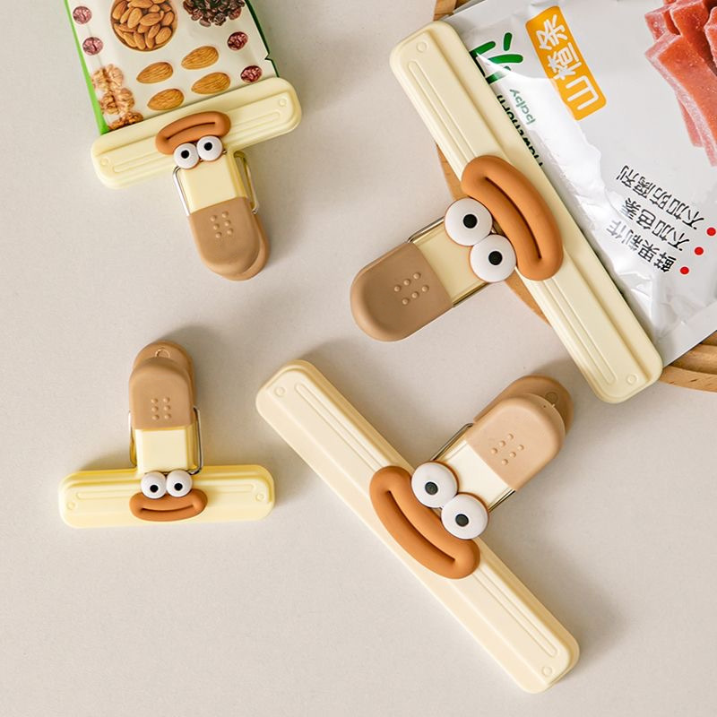 密封封口夹便捷食品密封夹茶叶零食密封夹子保鲜袋茶叶封口神器|undefined