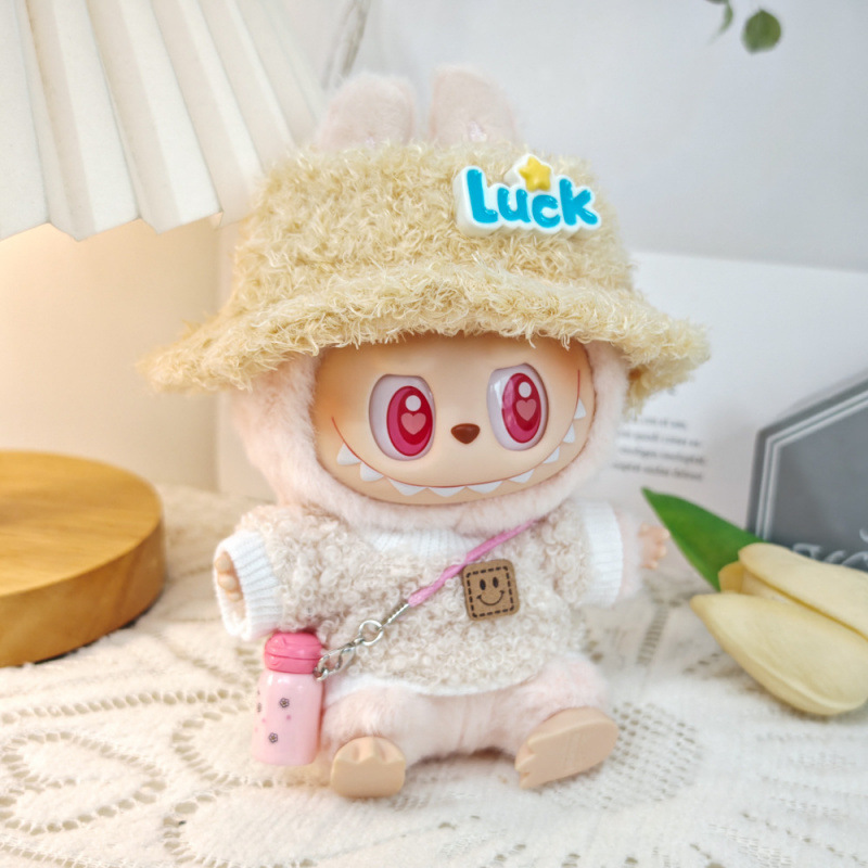 第一世代と第二世代のラブブベビー服ビニールブラインドボックスペンダントかわいいぬいぐるみ帽子服スーツアクセサリー|undefined