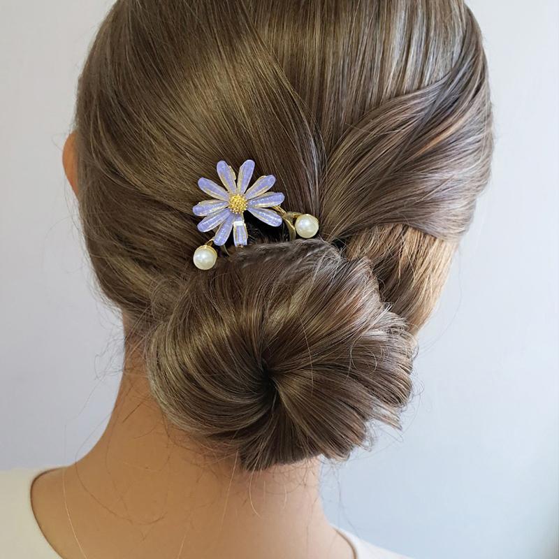 Elegant hairpin, high-end pearl hair accessories, super fairy ancient style U-shaped hairpin, simple modern hairpin hair plug decoration