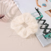 Big elastic hair rope, hair accessory, simple and elegant design, Korean style, internet celebrity