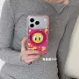 苹果撞色新款玫红手机壳