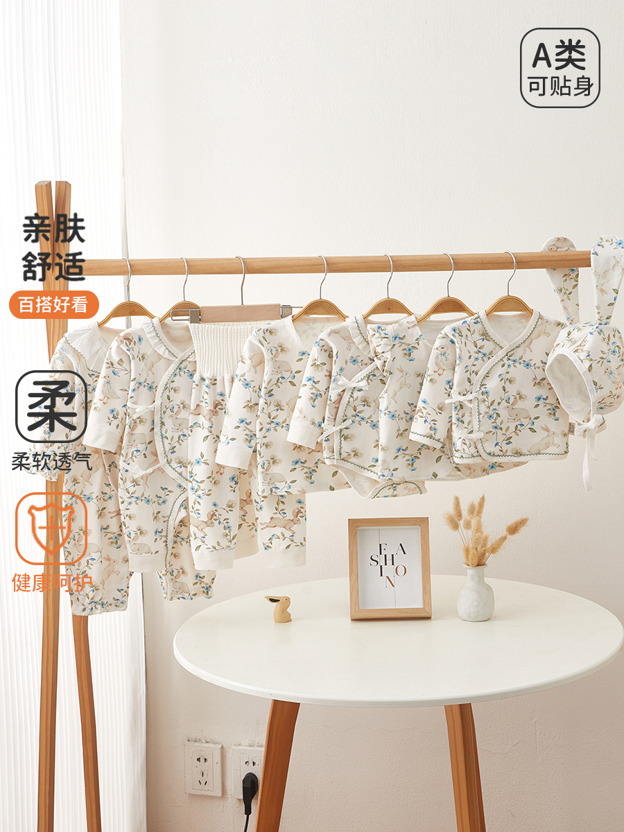 Baby camiseta de algodón puro clase A bebé dulce vestido de manga larga ropa de bebé luna llena vestido de otoño hijack image 4