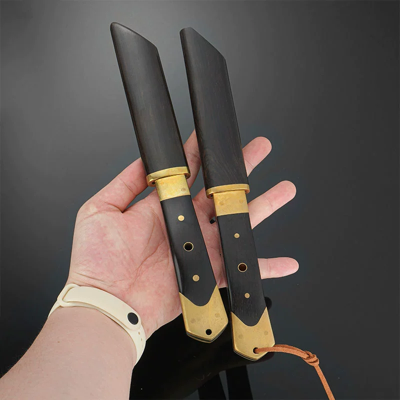 Outdoor fixed knife, high hardness, long-lasting sharpness, self-defense knife, outdoor survival knife, portable knife, tactical knife, fruit knife