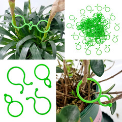 園林植物夾8字型卡扣爬藤固定夾蔬菜水果捆綁固定扣葫蘆圈八字扣