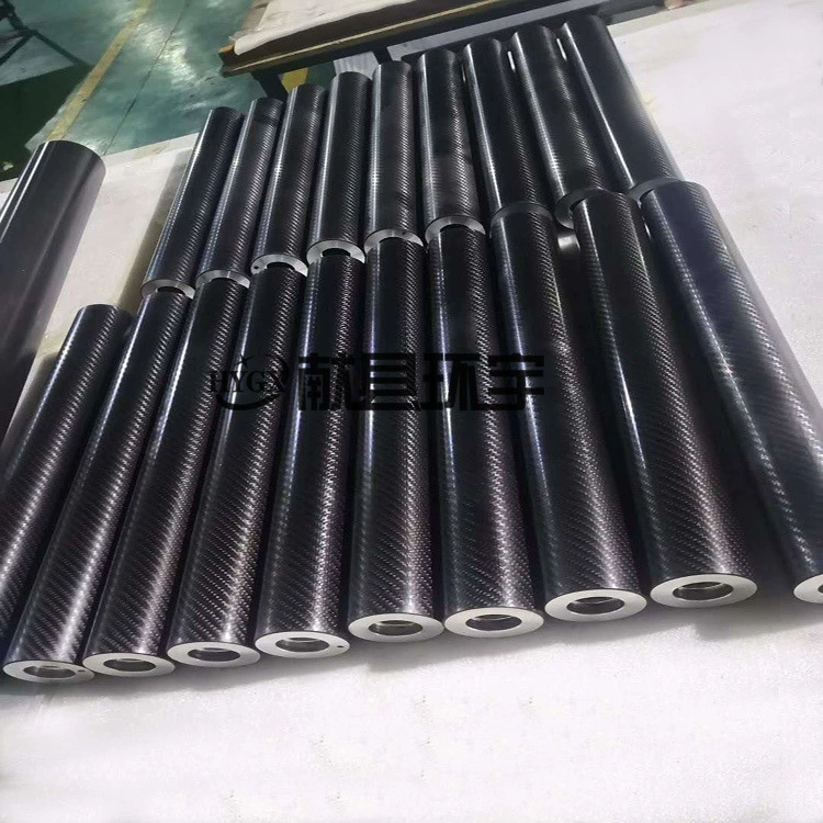 Оптовая продажа валов из углеродного волокна для печатных и бумажных машин, легкие валы и штанги