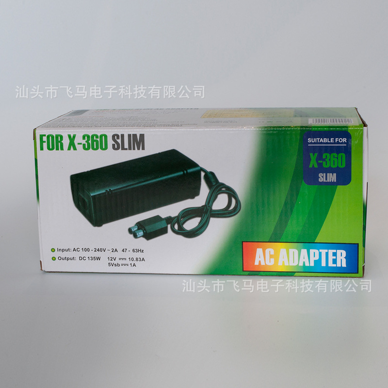 Suitable for Xbox360 Slim Slim Console Power Adapter Xbox360 Slim Power Charger 360 Slim Console