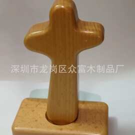 木头十字架 十字架摆件 厂家供应