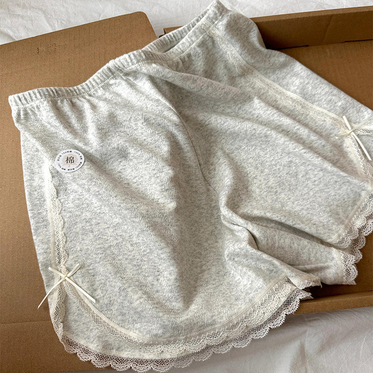 Sin Glee Comfortable Home Sweet Lace-Trimmed Loose Short Pajama Pants for Women, Summer Plus-Size Skin-Friendly Home Shorts Sin Glee Comfortable Home Sweet Lace-Trimmed Loose Short Pajama Pants for Women, Summer Plus-Size Skin-Friendly Home Shorts