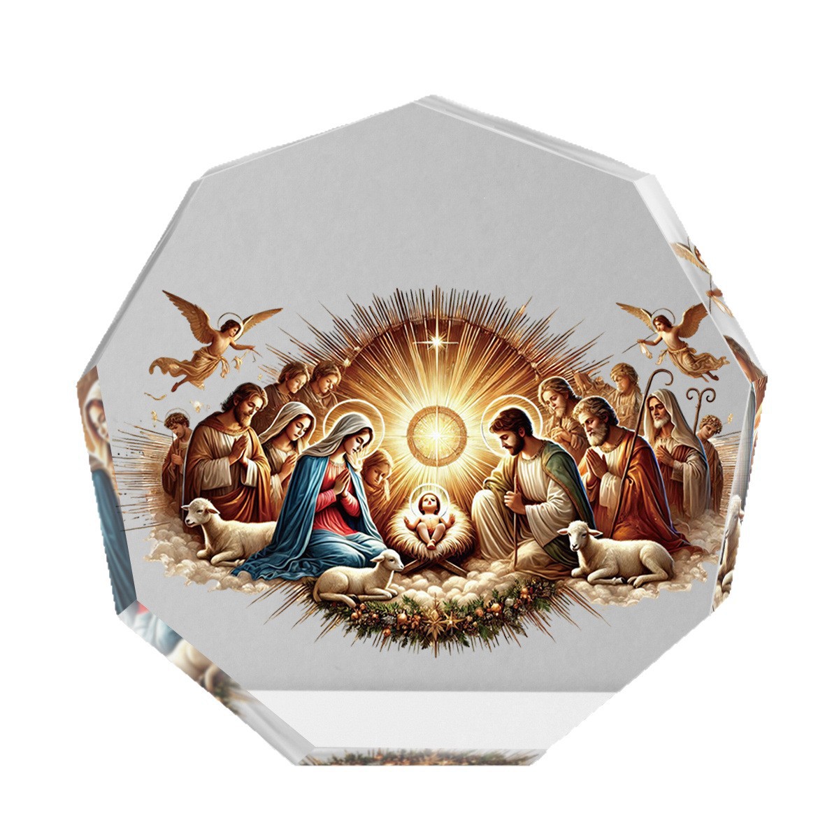 Adorno Acrílico Decorativo Festivo de Acrílico de Alta Transparencia para Pascua y Navidad image 12