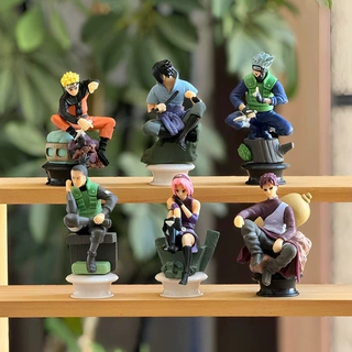 6款象棋火影袋装场景版鸣人卡卡西动漫手办公仔模型摆件儿童礼物