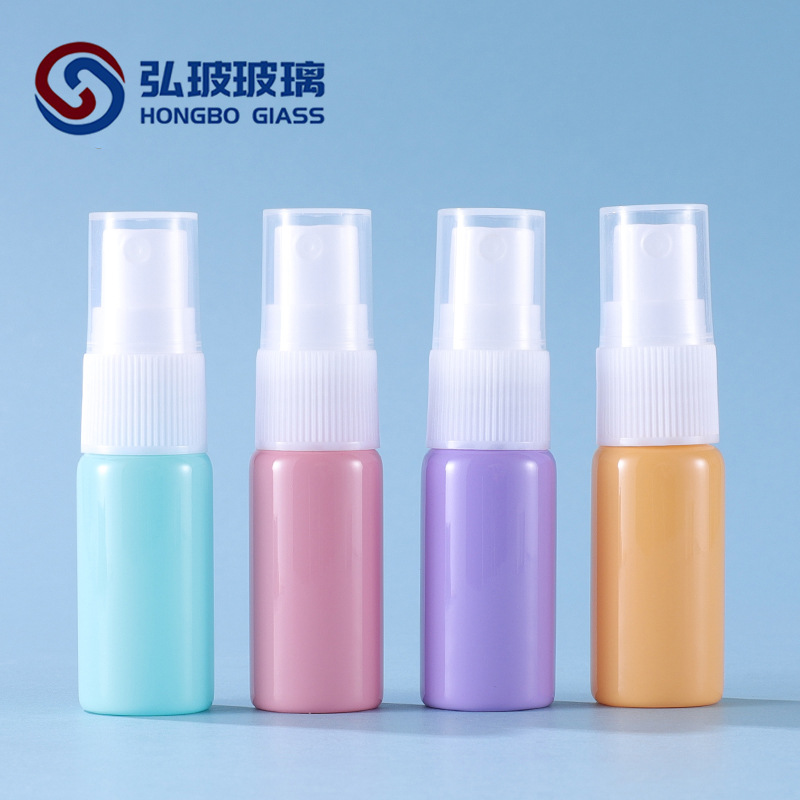 跨境现货10ml马卡龙玻璃喷雾瓶香水瓶精油瓶便携喷瓶细雾补水瓶