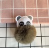 Keychain, bag, cartoon pendant, panda, wholesale