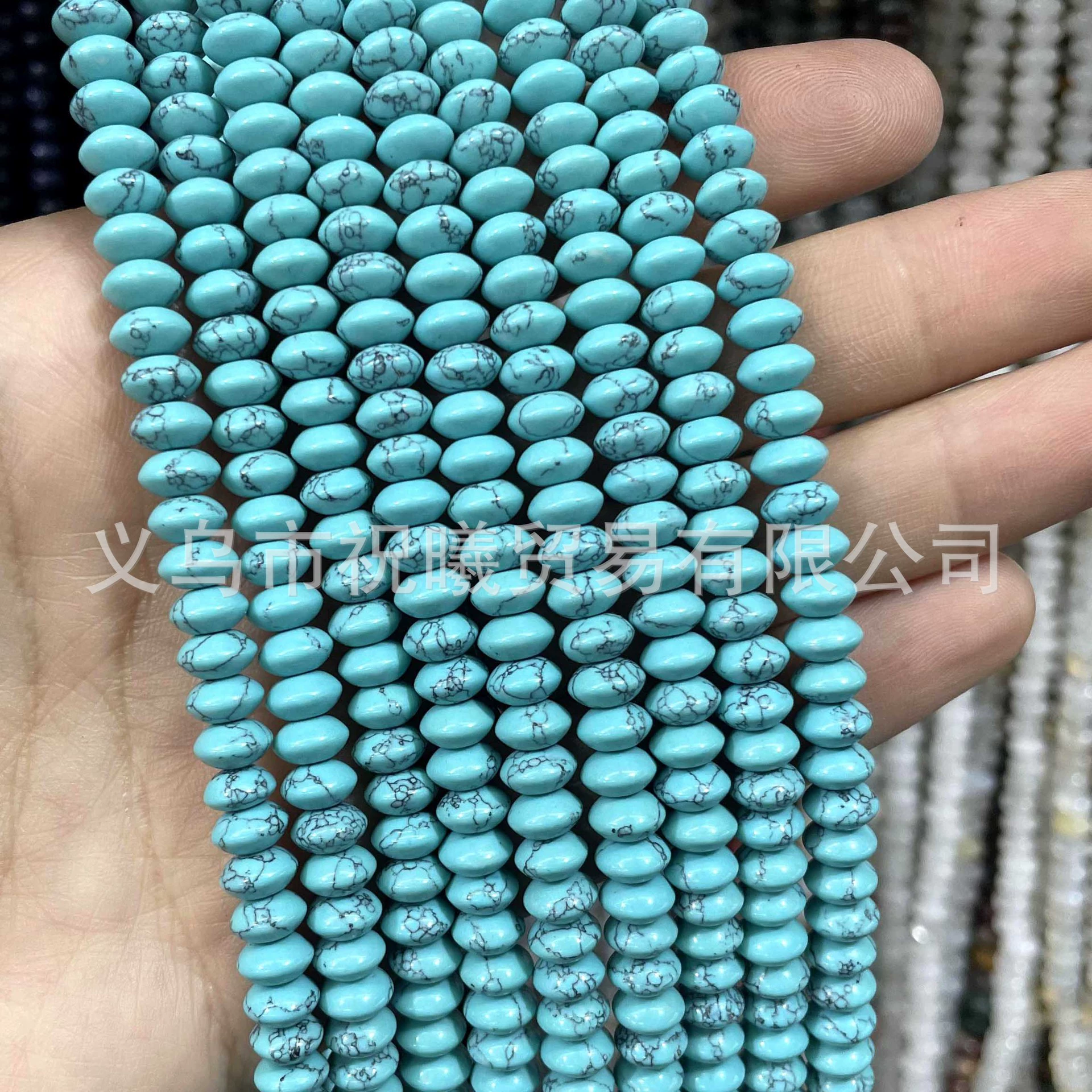 Natural ore jade, beads, accessories, bead bracelet, 3×6mm, geolocation function, wholesale