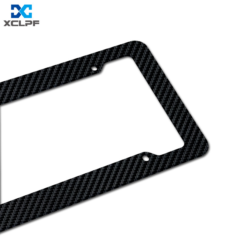 Cross-border Amazon best-selling car license plate frame carbon fiber license plate cross-border modification auto accessories