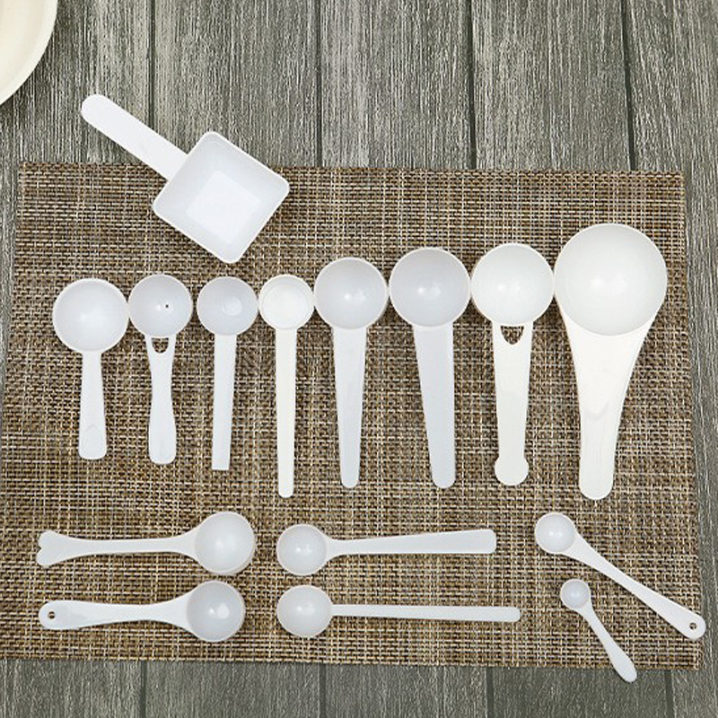 Manufacturer Plastic Measuring Spoon 0.5g 2g 3g 5g 10g Milk Powder Spoon Kitchen Baking Powder Small Spoon with Scale Measuring Spoon