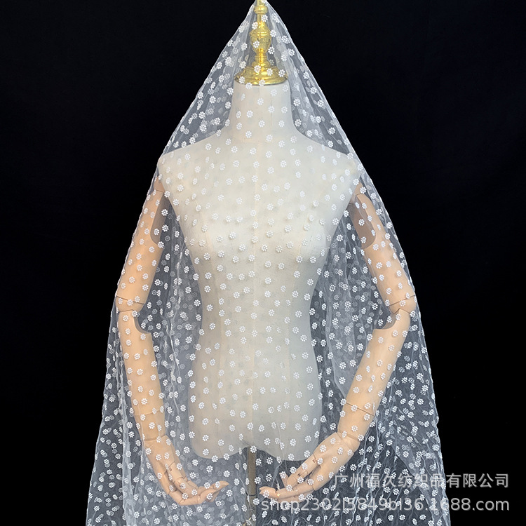 雪花植绒网纱 双面植绒工艺防水洗不掉毛 大量现货 价优