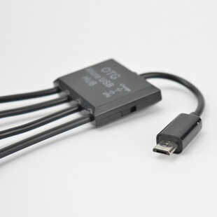 OTG MICRO USB HUBһ���Ķ๦��OTG USB 2.0 ���_�P�֙CU�P�B�Ӿ�