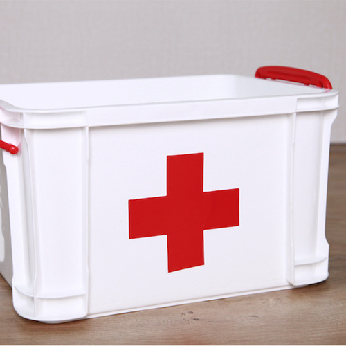 Family extra-large medicine box multi-layer first aid medicine storage box household plastic children's small medicine box box
