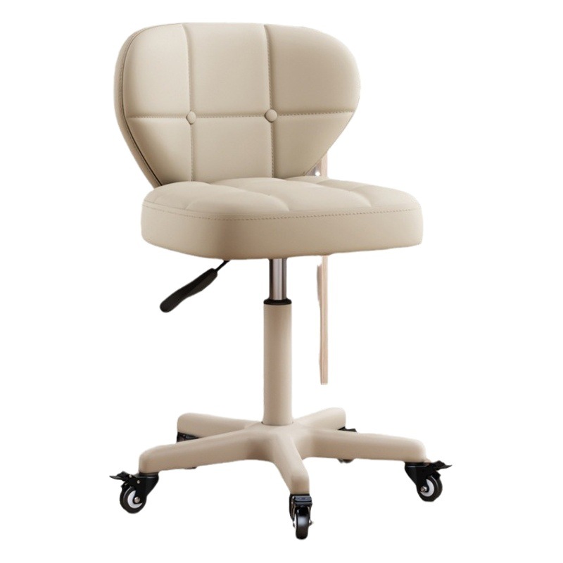 Pulley mobile small chair universal wheel with wheels beauty salon stool swivel chair seat swivel lifting nail chair