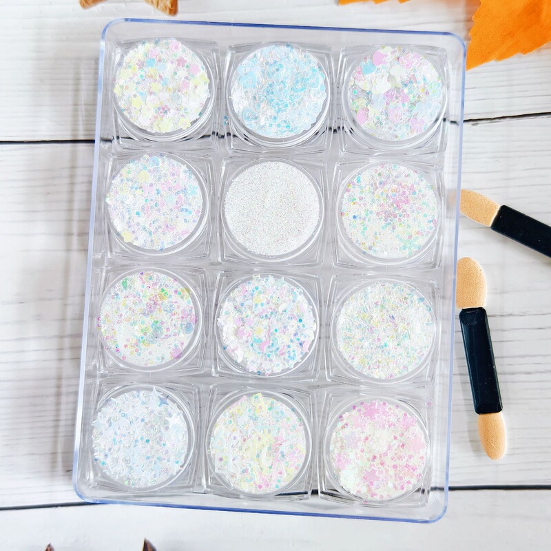 Amazon Body and Eyes 12 White Sequin Self-Adhesive Gel Glitter Party Makeup Gel Pet Amazon Body and Eyes 12 White Sequin Self-Adhesive Gel Glitter Party Makeup Gel Pet