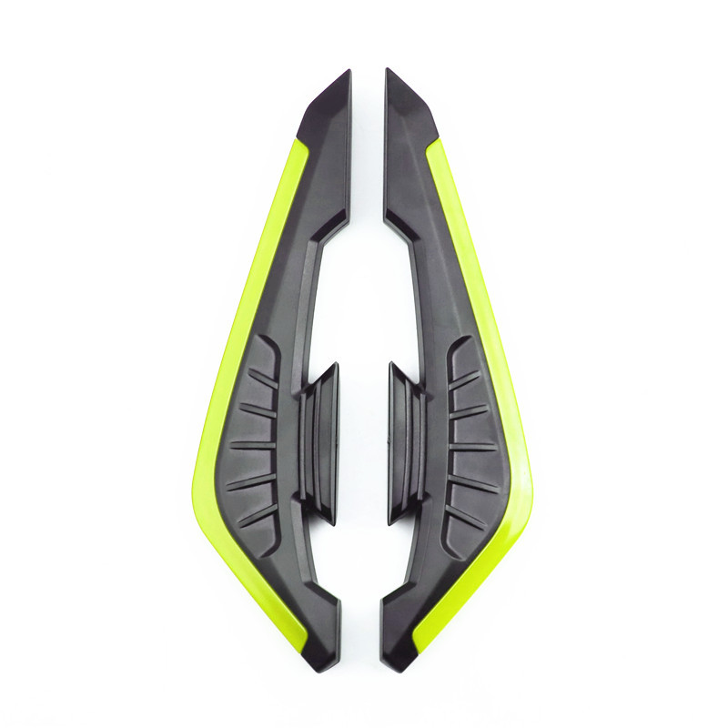 Auto deportivo de motocicleta modificado aerodinámica fija decoración cuchillo de aire spoiler auto eléctrico cuerpo lateral adhesivo universal personalizado