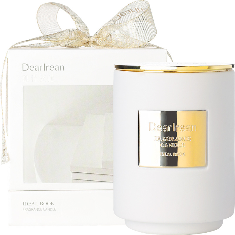 Doftljus av vax i presentask för hemmet och sovrummet_voghion.com