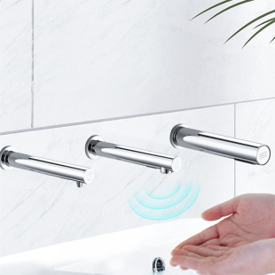 Bathroom Faucet Chrome Color Three-In-One All-Copper Faucet