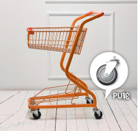 Orange pu wear-resistant wheel