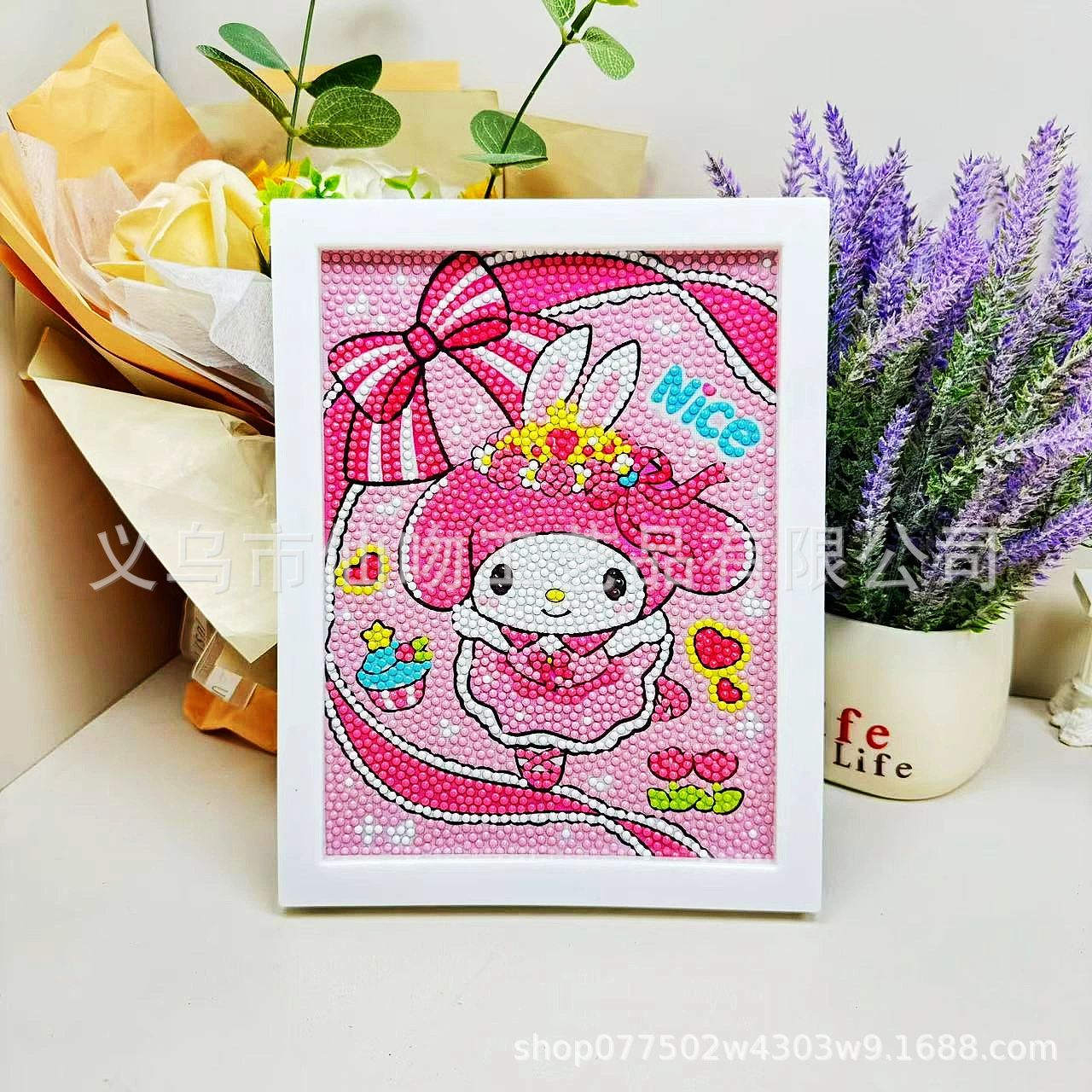 Набор для алмазной живописи Sanrio Kuromi, 17×22 см пластиковая рамка, набор для творчества DIY для детей