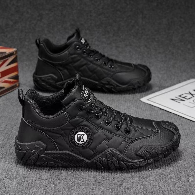 Zapatos de baloncesto unisex ultraligeros con suela blanda para hombre, zapatos casuales antideslizantes, zapatos de moda de piel sintética para exportación.