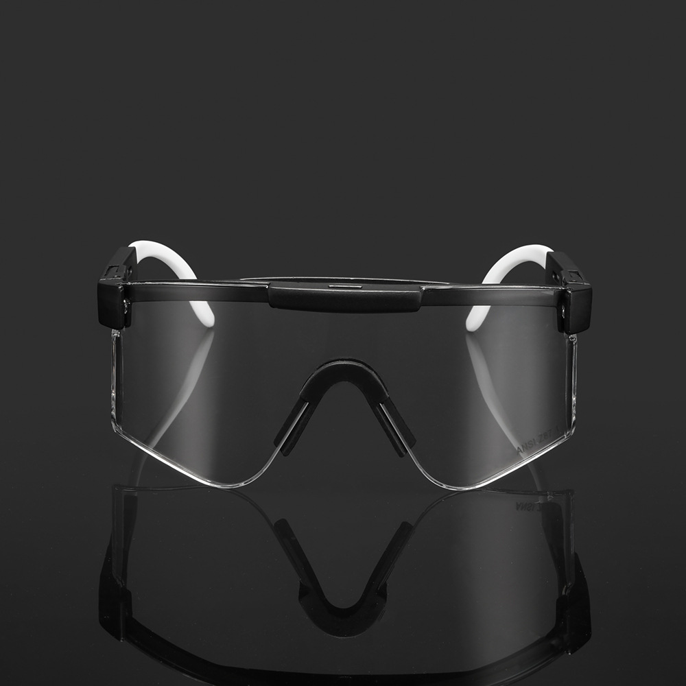 Gafas de una pieza de PC engrosadas sin marcas, gafas antivaho HD transparentes, gafas deportivas para exteriores de alta gama TR 495_voghion.com