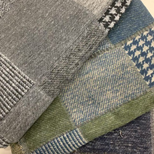 25新款现货供应秋冬时尚女装连衣裙外套面料 粗花格小香风面料