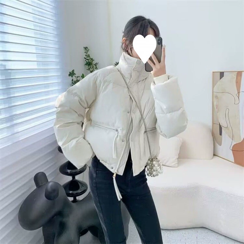 Short winter down jacket, 2023, increased thickness, plus size, Korean style