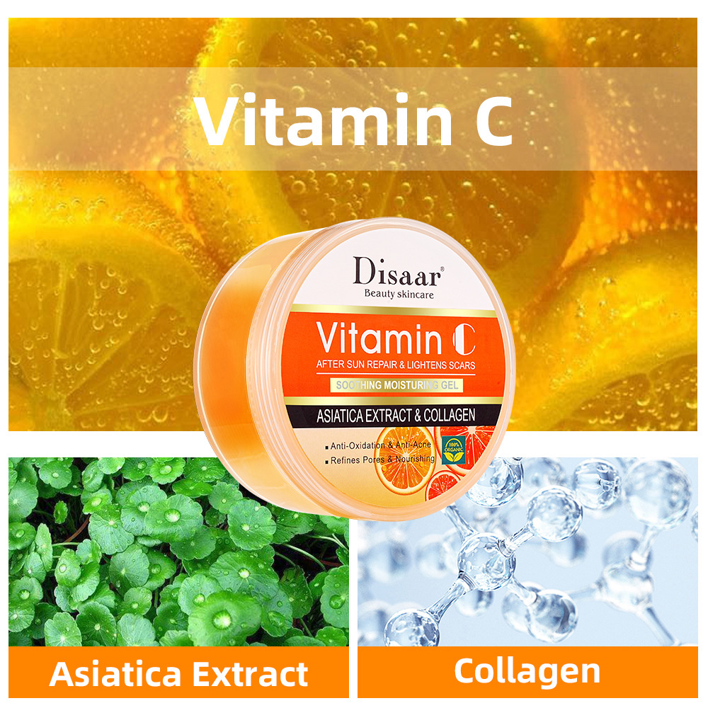 Vitamin C DISAAR Aloe gel Moisturizing&Brightening Bone Gum face cream VC Gel V_voghion.com