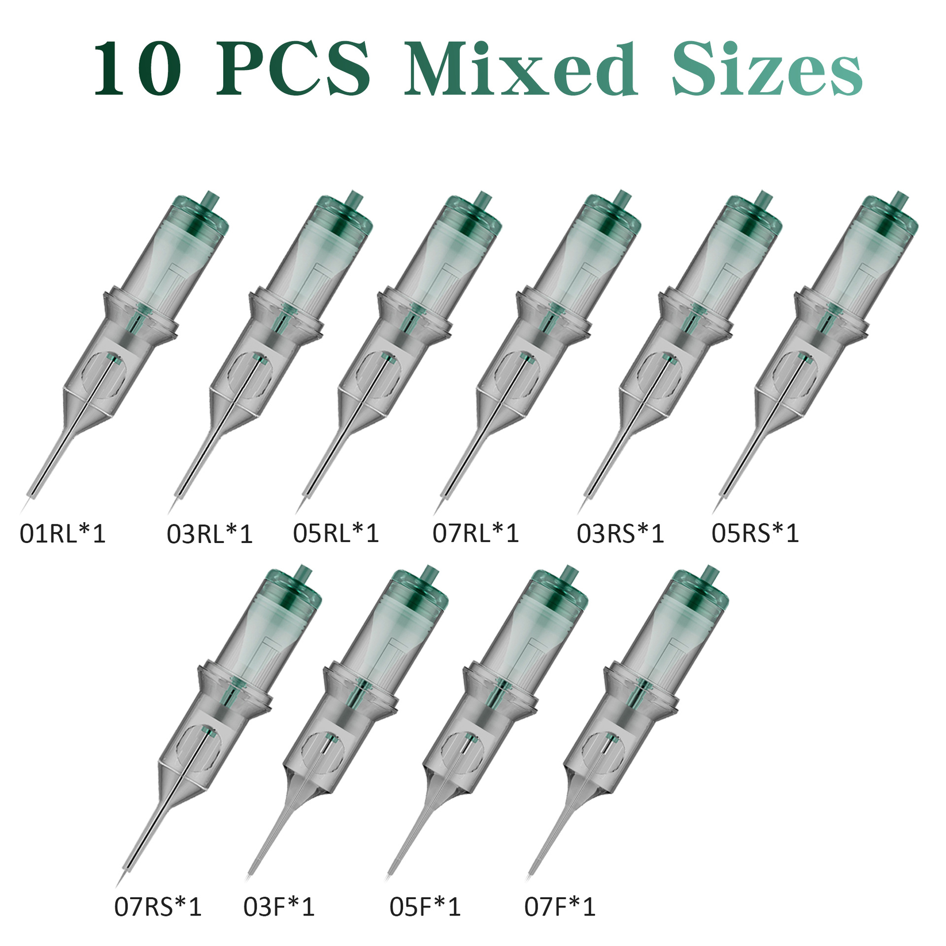 혼합 바늘 10 개