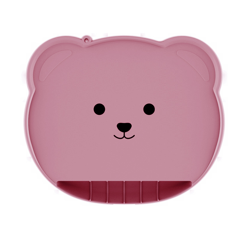 Manteles individuales de silicona Alfombrilla de mesa de silicona impermeable antideslizante para niños Almuerzo para estudiantes Alfombrilla de aislamiento térmico a prueba de aceite Manteles individuales de dibujos animados para bebés