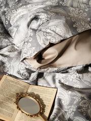 賣布樂雪冽腰果花60支貢緞長絨棉印花純棉床單美式四件套床上用品