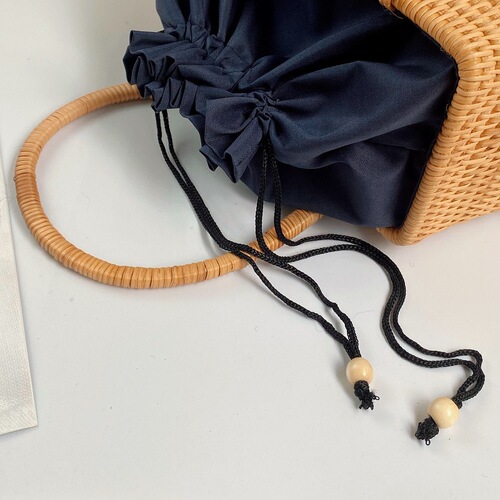 Vietnamese rattan woven bag, Instagram literary woman's shoulder bag, retro rattan woven bag, Indonesian woven basket, casual fashionable trendy bag