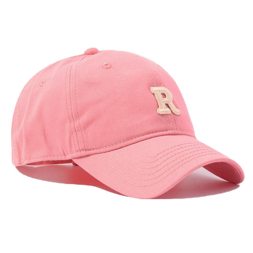 R Brand Coffee Baseball Cap Women's Large Head Circumference Slimming Face-Slimming All-match Golf Sports Hat Trendy Men's Visor Hat