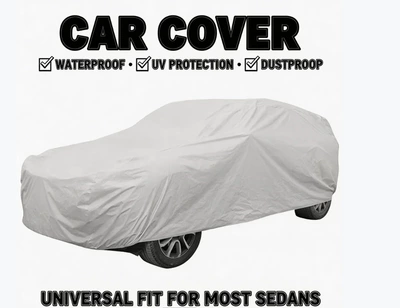 Car clothing Car Cover, Full Vehicle Sun - silver-sedan-l