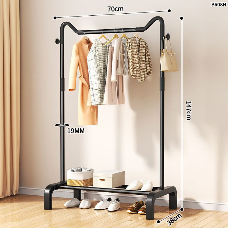 [고양이귀] 단극 굽은 다리 70 블랙