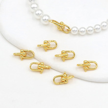 14K����ɫU�Ώ��ɿ����diy�����朗l��β�B�ӿ۶��h���B79